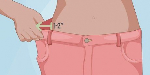 Ajustando um par de calças