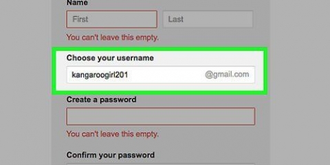 Crie um endereço de e-mail legal