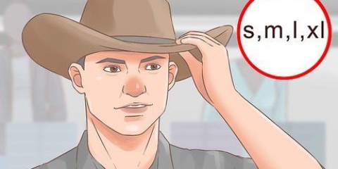 Usando um chapéu de cowboy da maneira certa