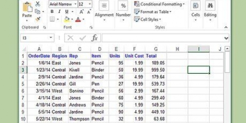 Criar um banco de dados a partir de uma planilha do excel