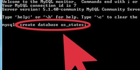 Configurando um banco de dados no mysql