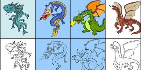 Desenhando um dragão