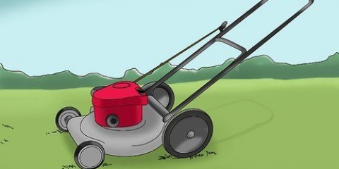 Iniciando um cortador de grama