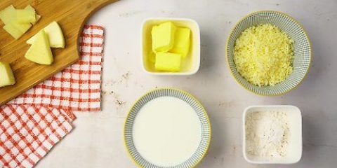 Fazendo um molho de queijo simples
