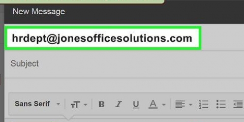 Escreva um e-mail para o departamento de recursos humanos de uma empresa