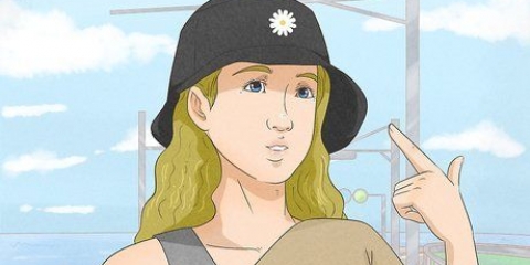 Usando um chapéu de balde