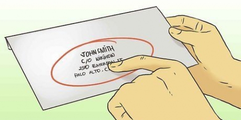 Endereço de um envelope pelo endereço de outra pessoa