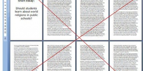 Faça uma redação parecer mais longa