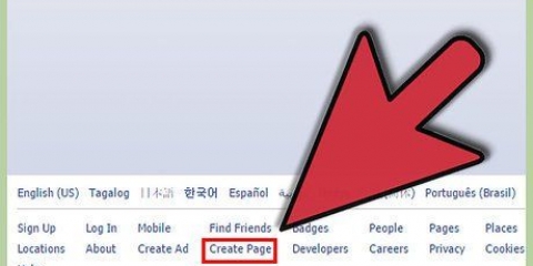 Crie uma página de negócios no facebook