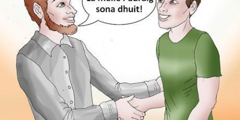 Um bom dia. Desejos do dia de são patrício em gaélico