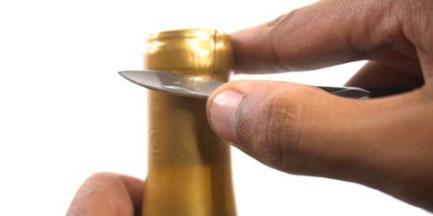 Abra uma garrafa de vinho