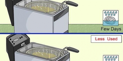 Limpando uma fritadeira