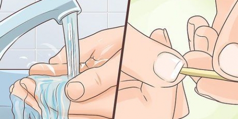 Remova uma lente de contato quebrada