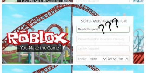 Escolhendo um nome de usuário para roblox