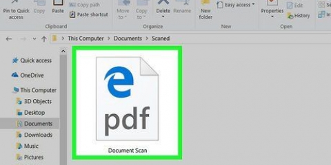 Editando um documento digitalizado