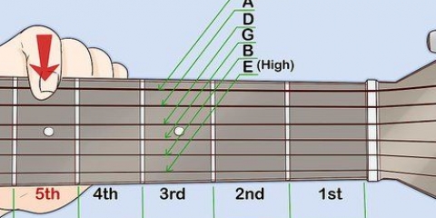 Afinando uma guitarra sem afinador