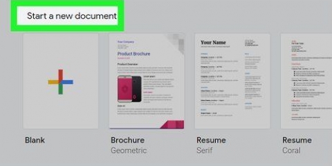 Criar um documento google
