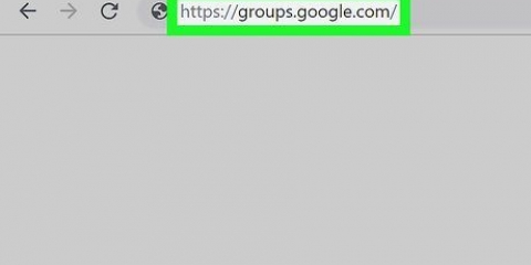 Criar um grupo do google