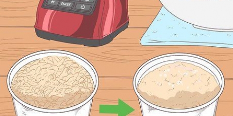 Preparando um banho de aveia