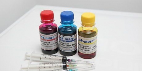 Recarregando um cartucho de jato de tinta