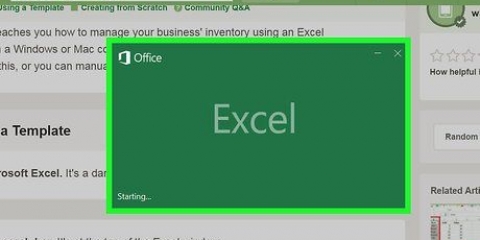 Criar uma lista de inventário no excel