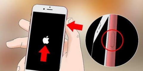 Usando um iphone