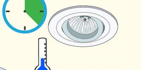 Mudar uma lâmpada com iluminação embutida
