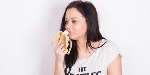 Acalme uma úlcera com bananas