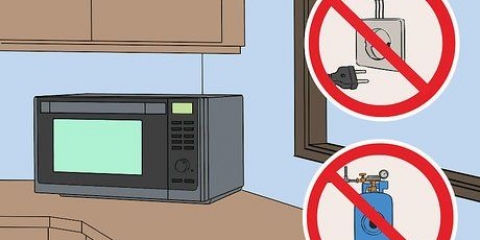 Usando um micro-ondas