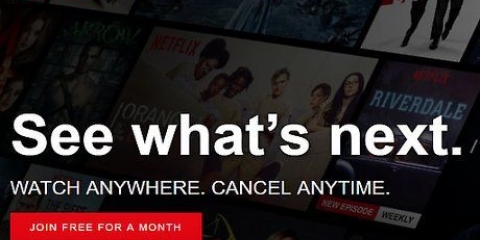 Retomar uma assinatura da netflix que foi cancelada