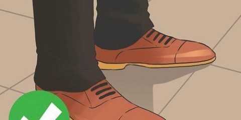 Andando em um novo par de sapatos