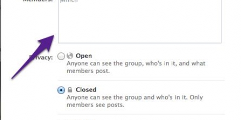 Criar um novo grupo no facebook