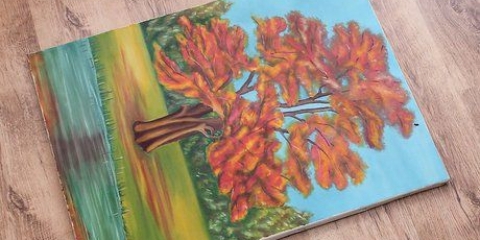 Limpando uma pintura a óleo