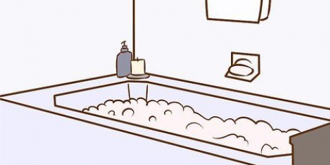 Fazendo um banho relaxante