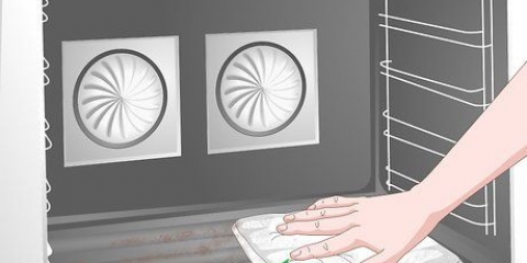 Limpando um forno com vapor