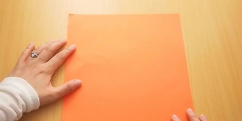 Dobre uma caixa de papel