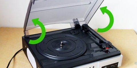 Operando um toca-discos