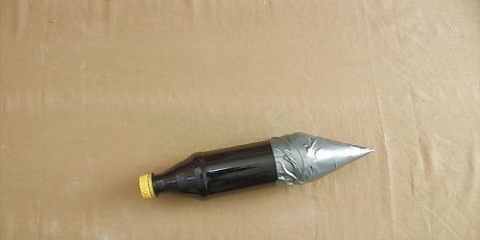 Fazendo um foguete com bicarbonato de sódio e vinagre