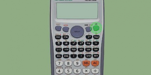 Usando uma calculadora