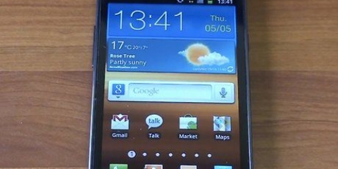 Tirando uma captura de tela em um galaxy s2