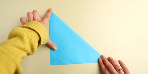 Fazendo uma flor de lótus simples com origami