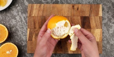 Comer uma laranja