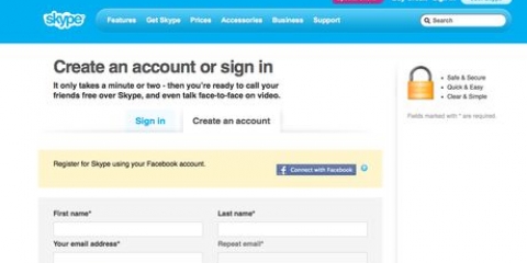 Criar uma conta no skype