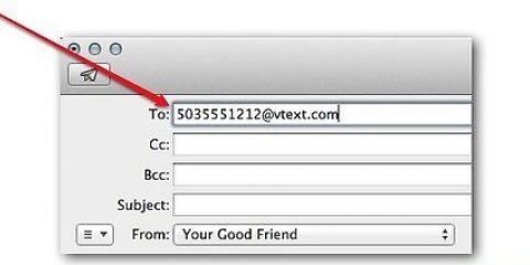 Envie uma mensagem de texto do seu e-mail
