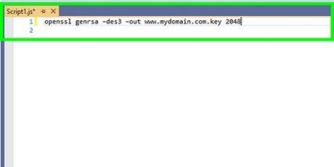 Instalar um certificado ssl