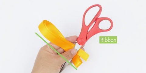 Fazendo um laço de uma fita