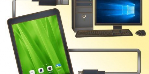 Conectando um tablet a um computador