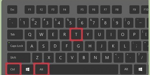 Abrindo uma janela de terminal no ubuntu