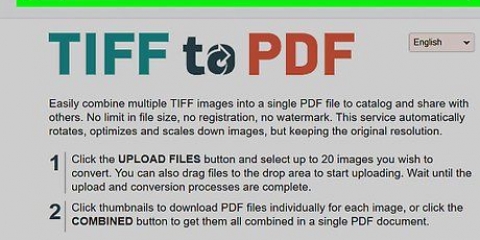 Converter um tiff para um pdf