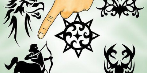 Faça uma tatuagem temporária com delineador